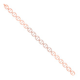 0.57ct 14k Rose Gold Diamond Lady's Bracelet
